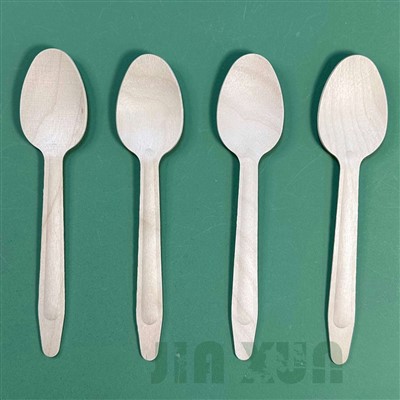 Tek kullanımlık birhwood kaşıkları